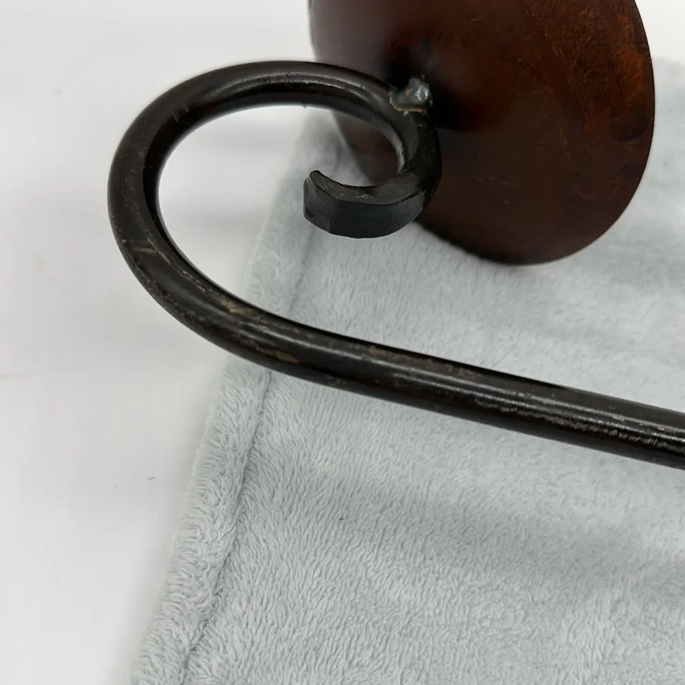 Wrought Iron Scroll Triple Pillar Candle Table-top Feature/Holder - Picture 14 of 15